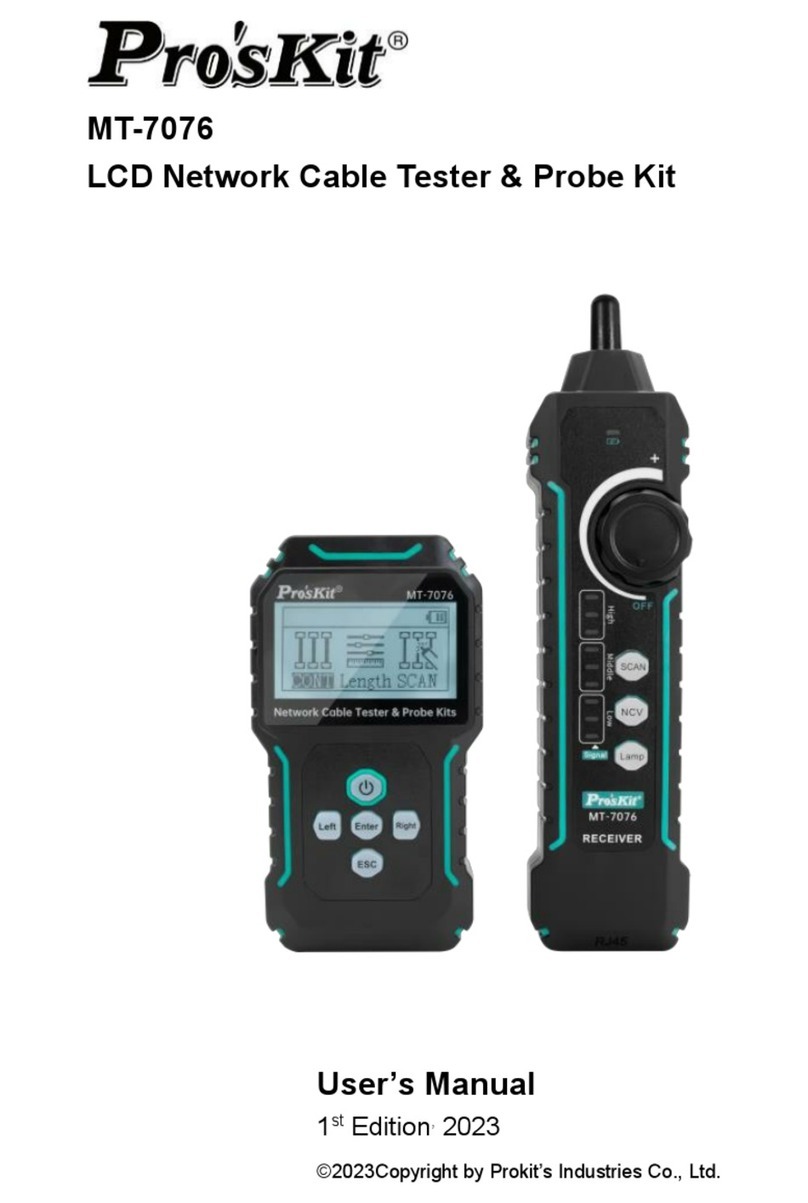 Pro's Kit MT-7076 user manual