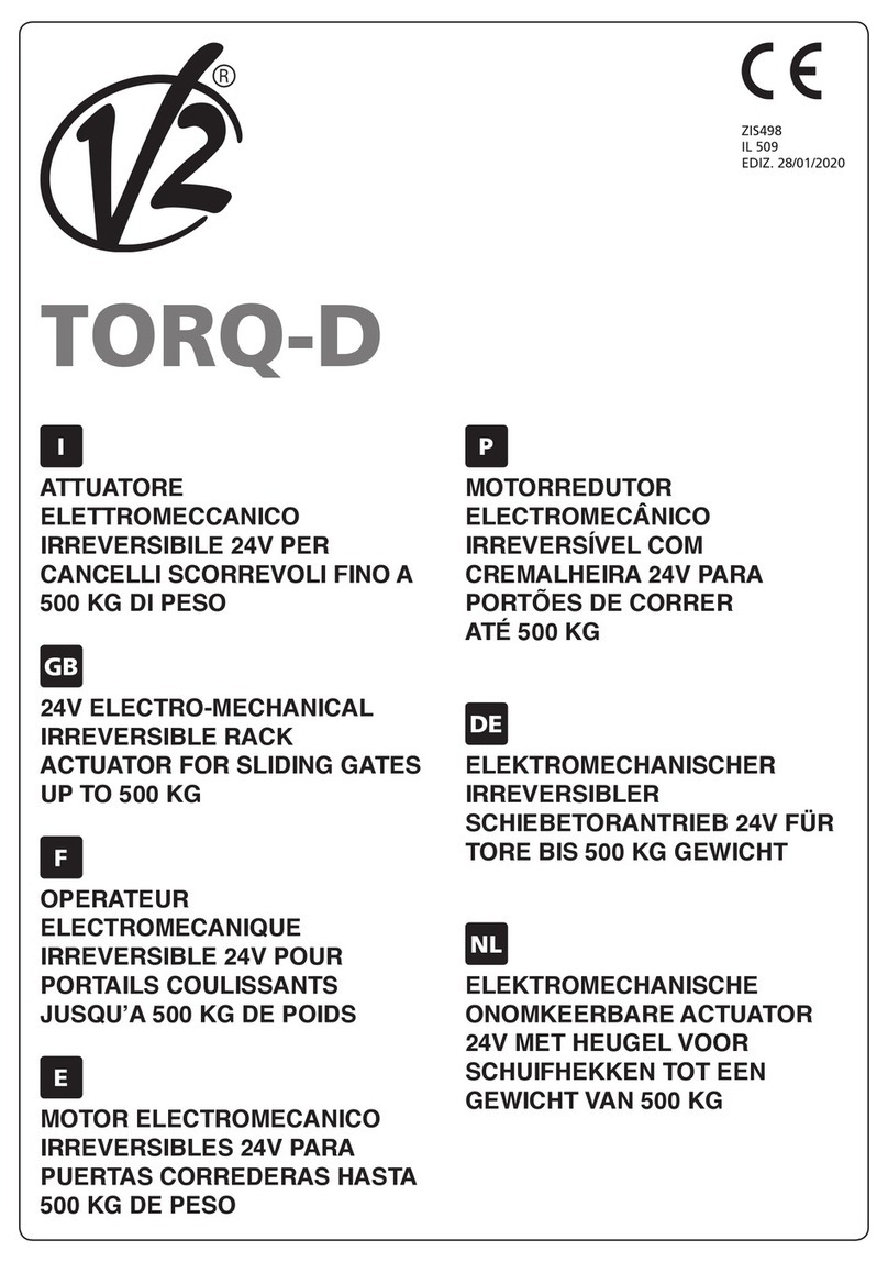 V2 TORQ-D User manual