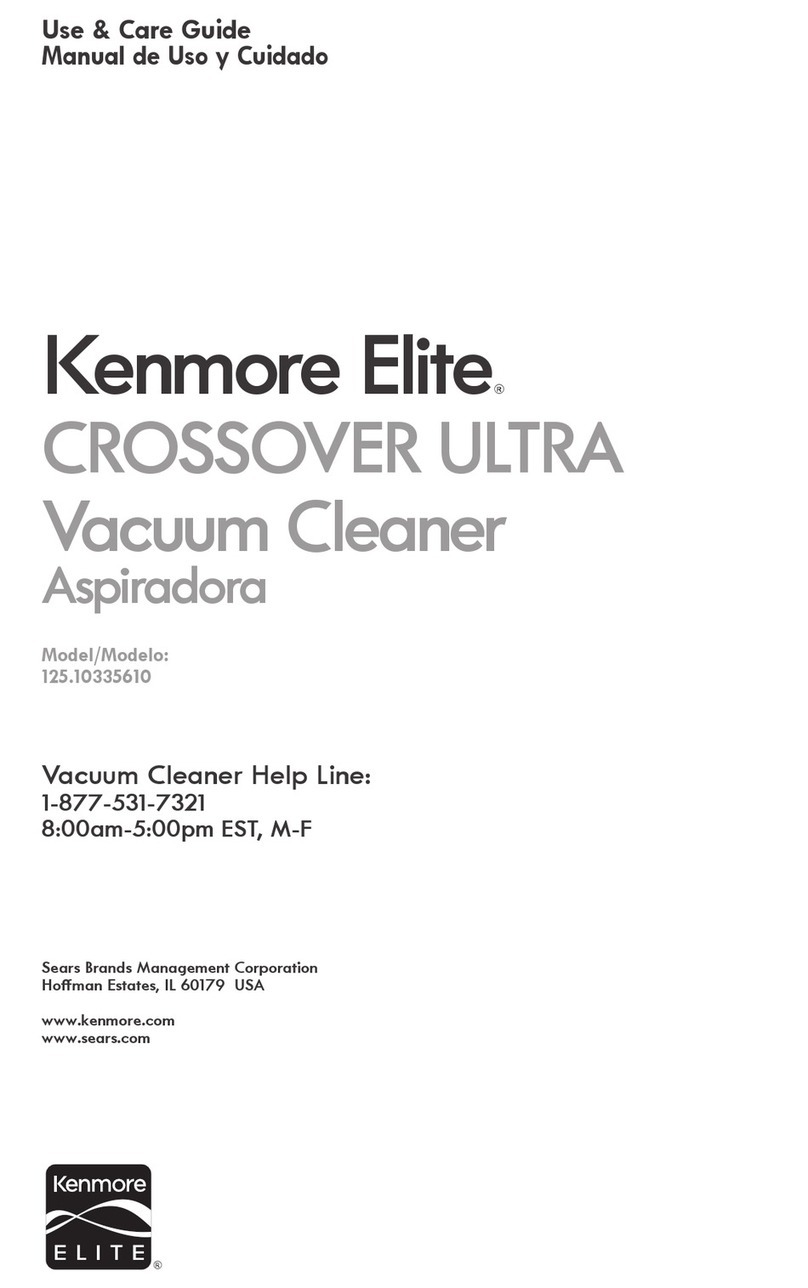 Kenmore ELITE CROSSOVER ULTRA 125.10335610 User manual