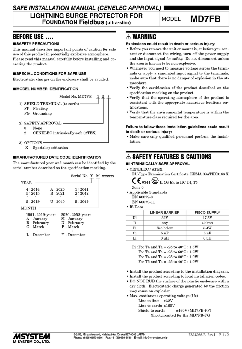 M-system MD7FB User manual