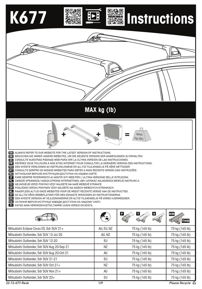 Yakima K677 User manual