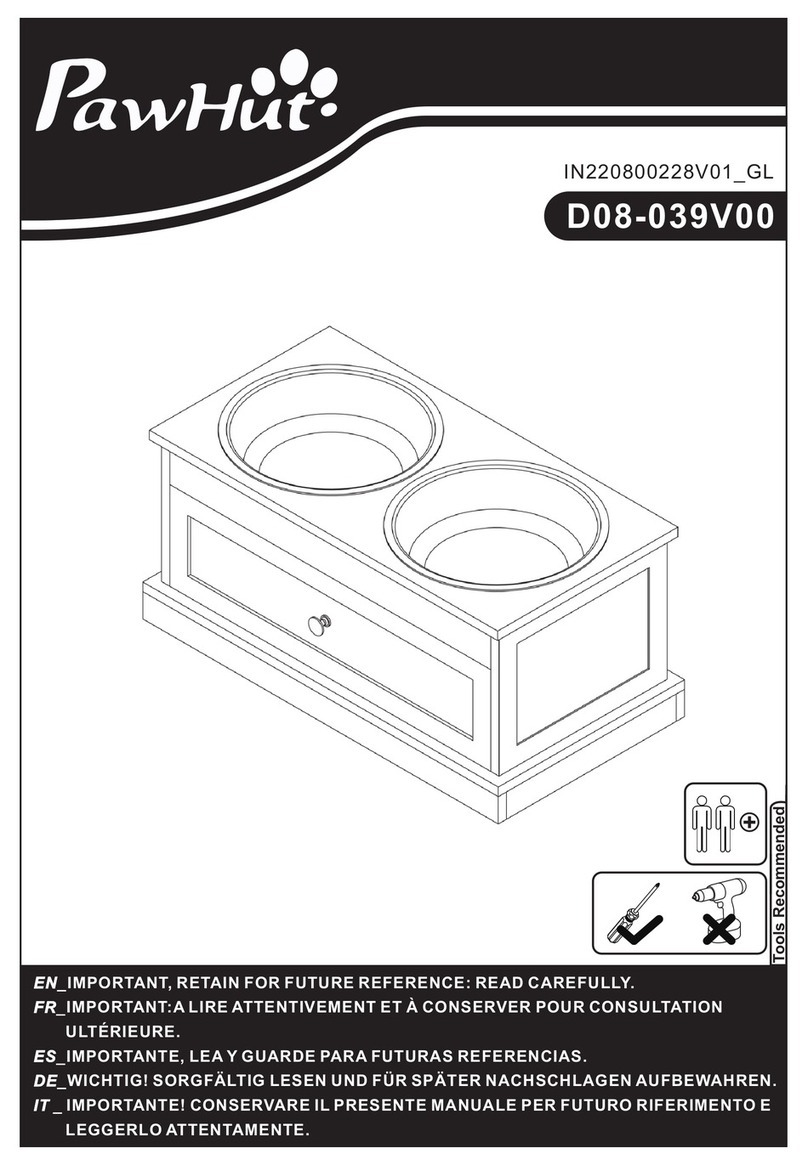 PawHut D08-039V00 manual