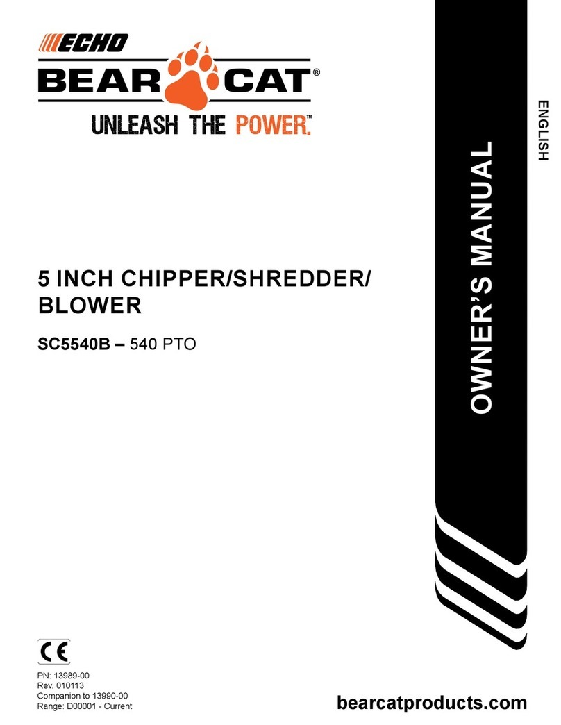Echo Bear Cat SC5540B owner's manual