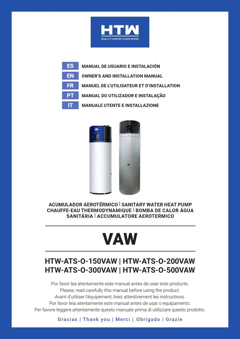 HTW VAW Series Owners and installation manual