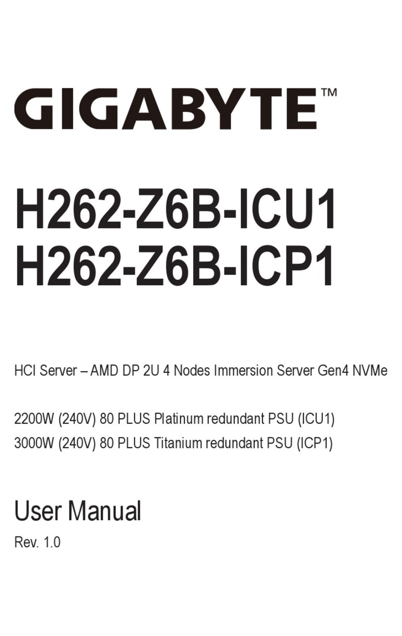 Gigabyte H262-Z6B-ICU1 user manual