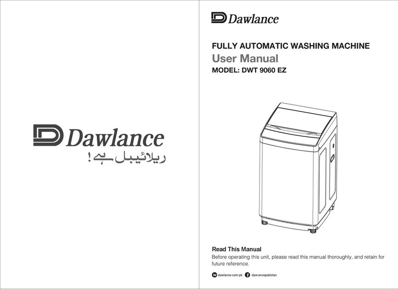 Dawlance DWT 9060 EZ user manual