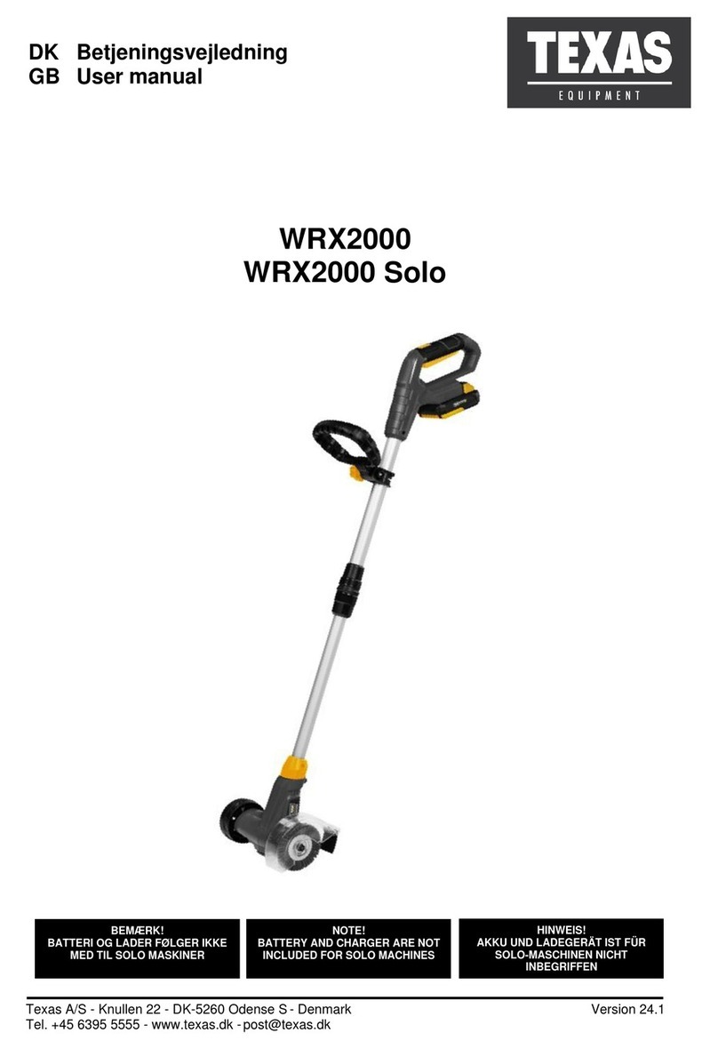 Texas A/S WRX2000 user manual