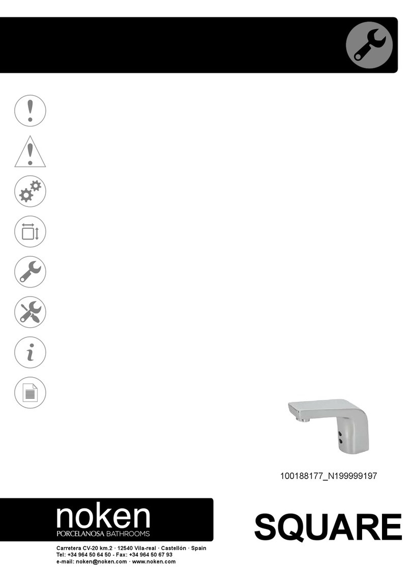 noken SQUARE 100188177 N199999197 Installation