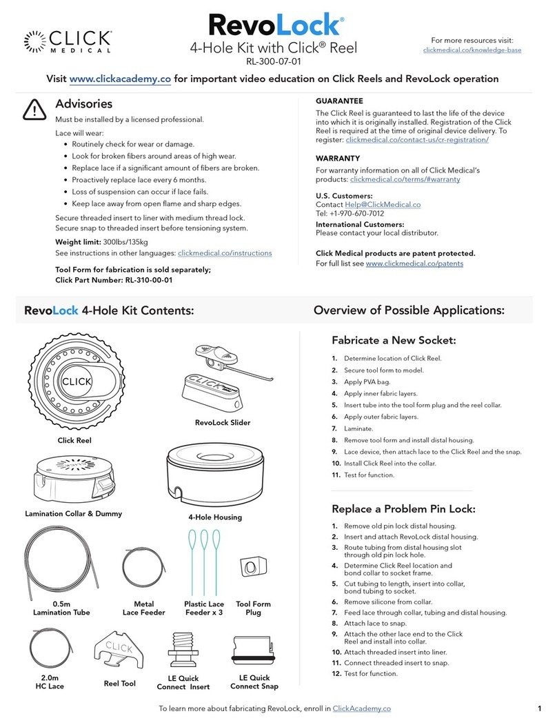 Click Medical RevoLock User manual