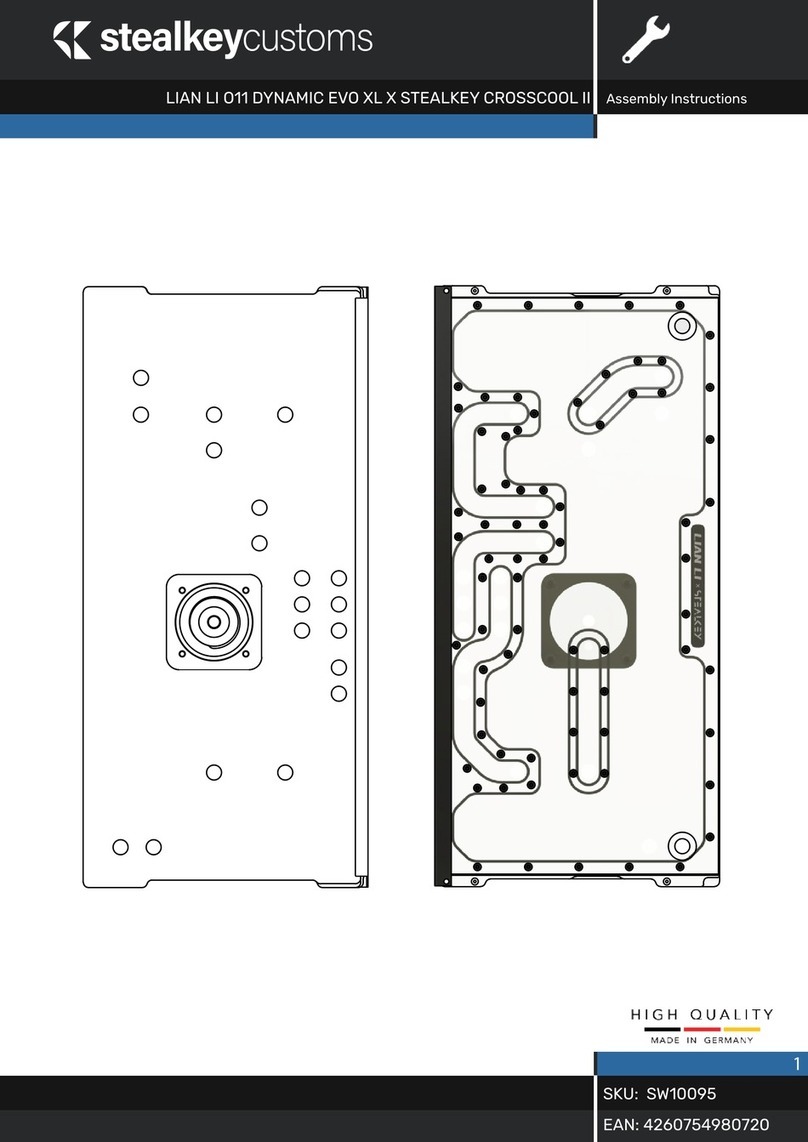 Stealkey Customs LIAN LI O11 DYNAMIC EVO XL X STEALKEY CROSSCOOL... Assembly instructions