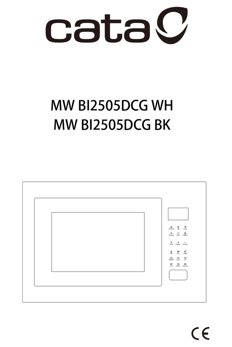 Cata MW BI2505DCG WH instruction manual