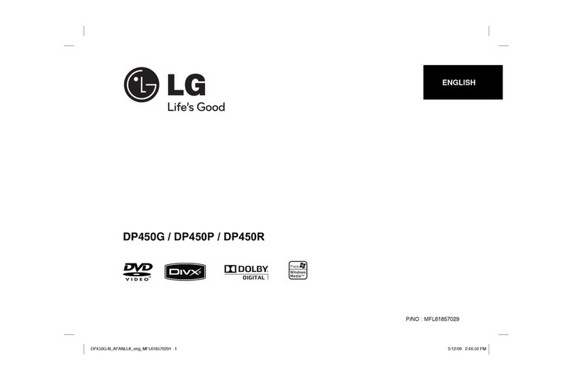 LG DP-450P User manual