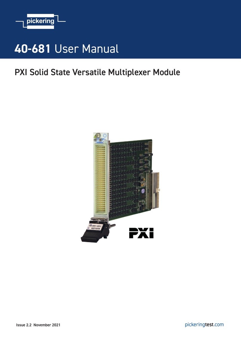 Pickering 40-681 user manual