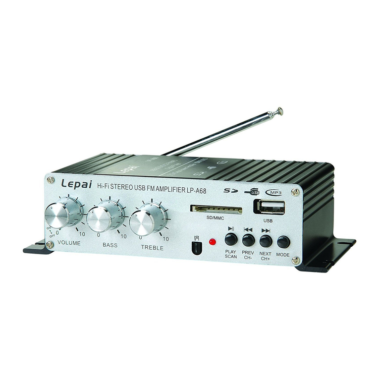 Lepai LP-A68 user manual