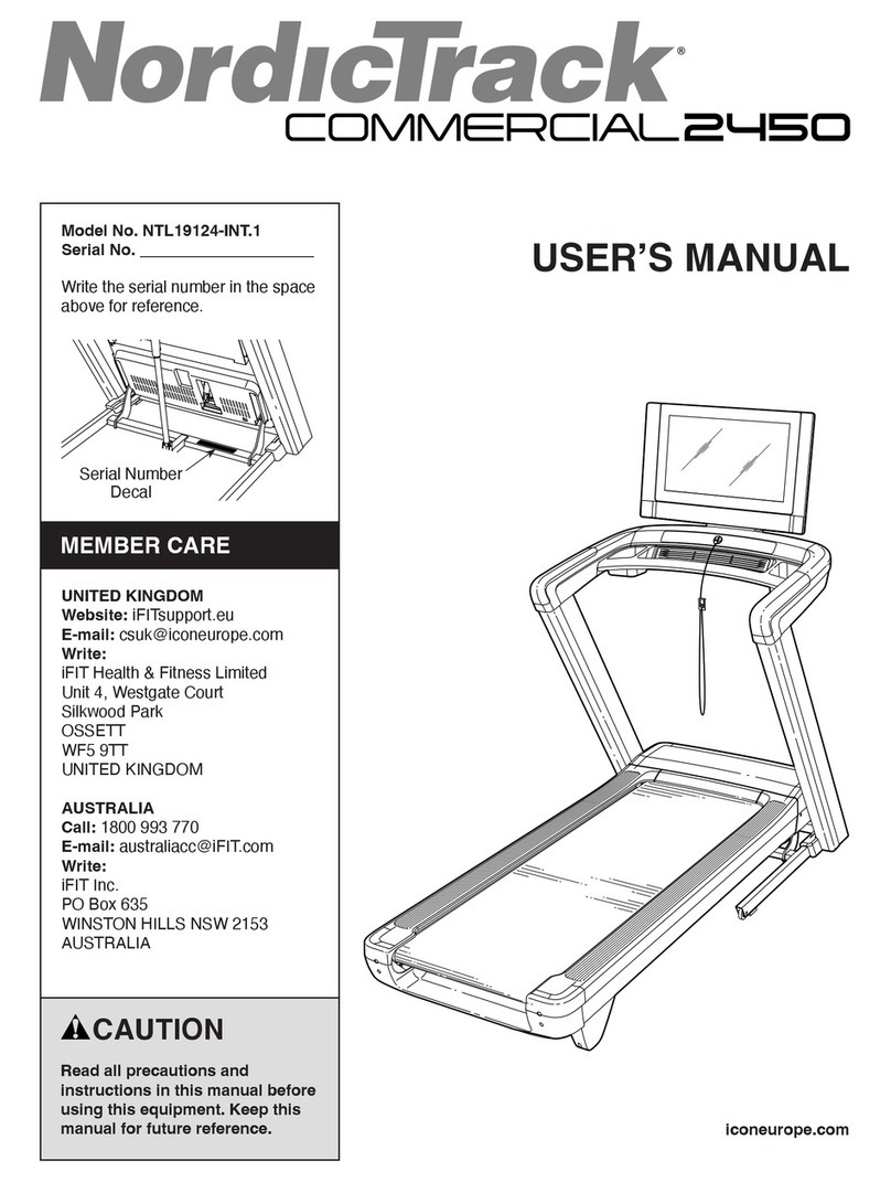 NordicTrack NTL19124-INT.1 User manual