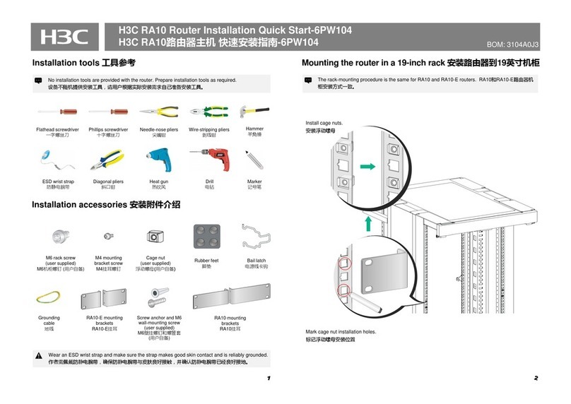 H3C RA10 Operating and maintenance manual