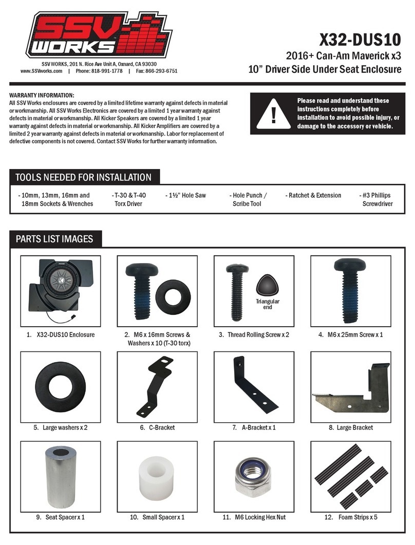 SSV Works X32-DUS10 User manual