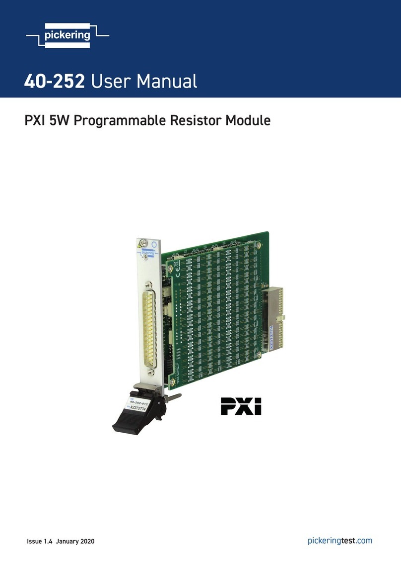 Pickering 40-252 User manual
