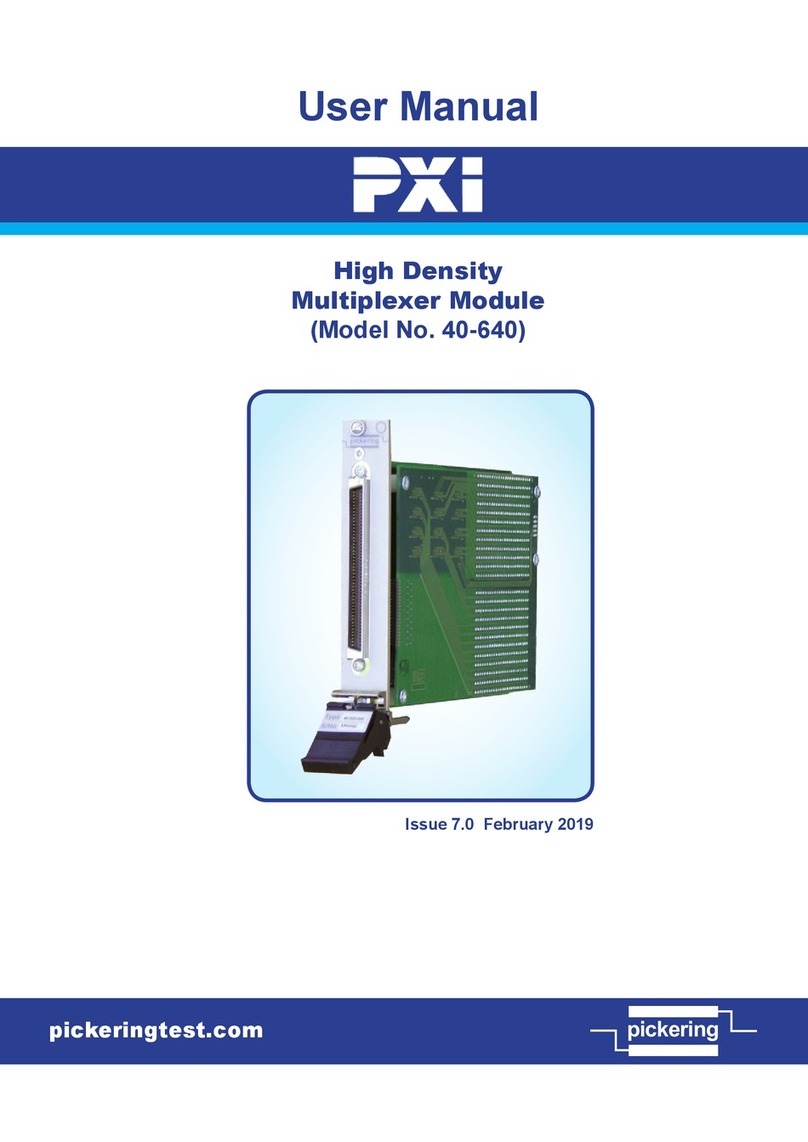 Pickering 40-640 User manual
