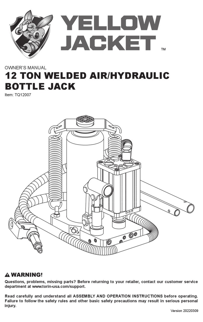 yellow jacket TQ12007 owner's manual