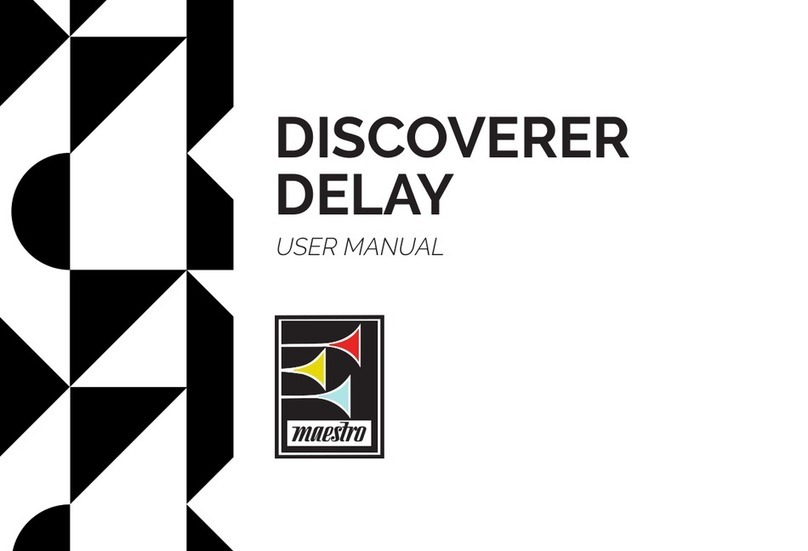 Maestro DISCOVERER DELAY User manual