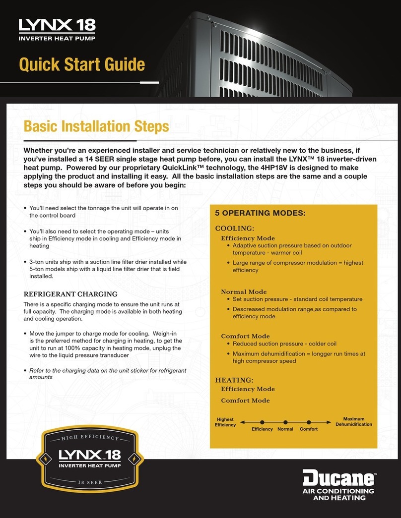 Ducane LYNX 18 quick start guide Ducane LYNX 18 quick start guide