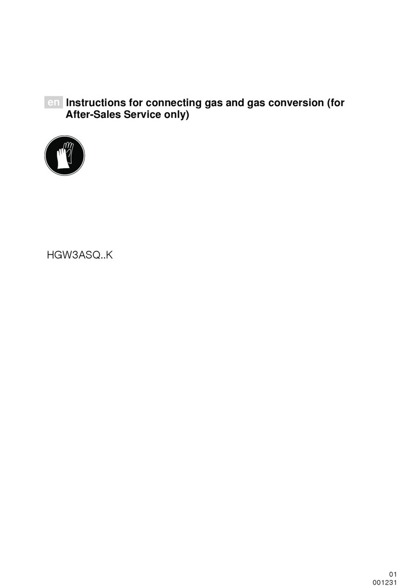 Bosch HGW3ASQ K Series instructions Bosch HGW3ASQ K Series instructions