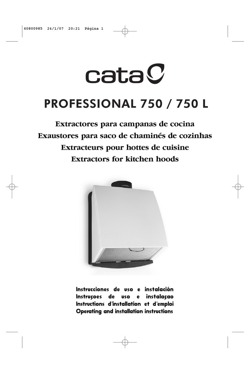 Cata PROFESSIONAL 750 User manual