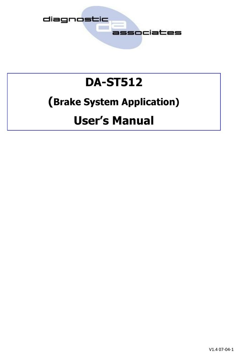 Diagnostic Associates DA-ST512 user manual