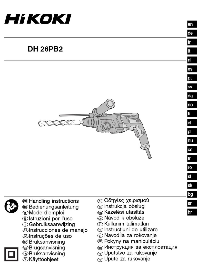 HIKOKI DH 26PB2 User manual