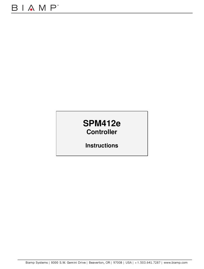 Biamp SPM 412e instructions