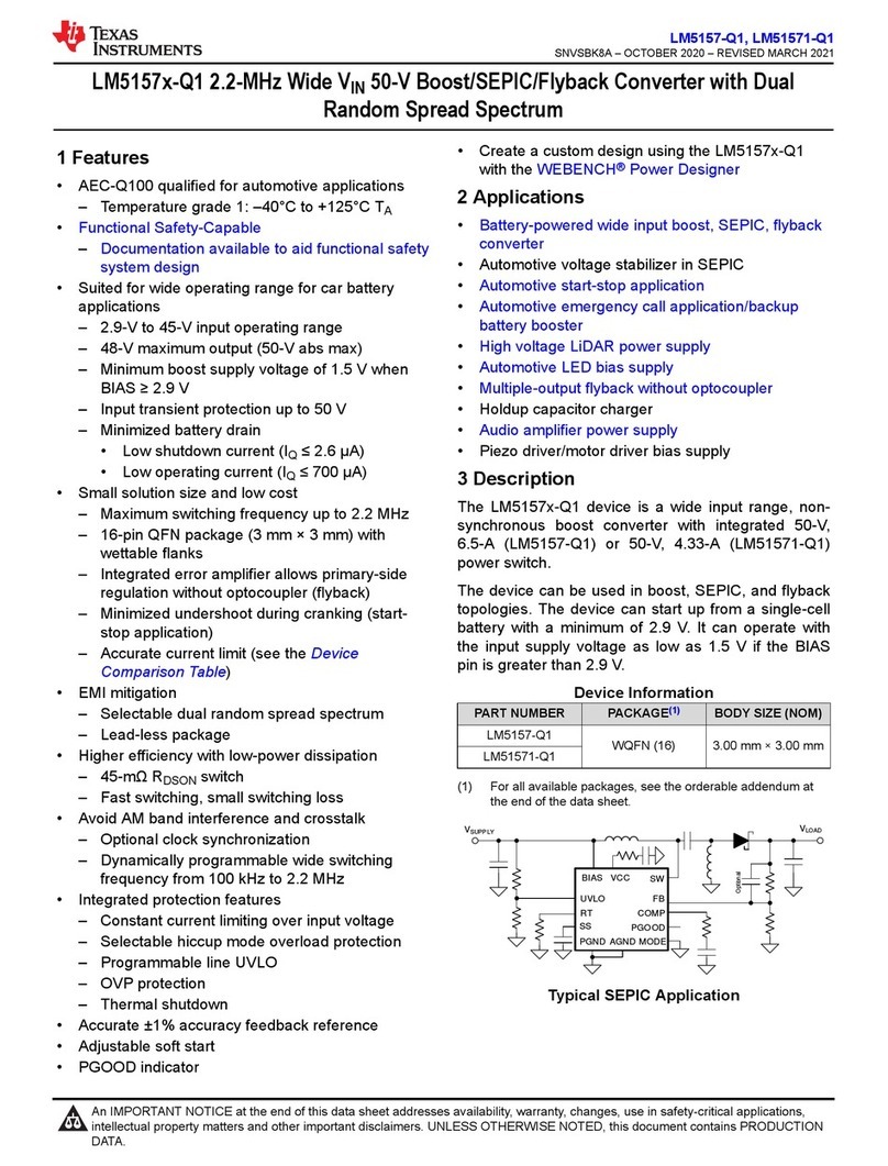 Texas Instruments LM5157 Q1 Series User manual Texas Instruments LM5157 Q1 Series User manual