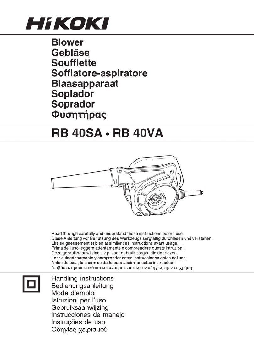 HIKOKI RB 40SA Handling instructions