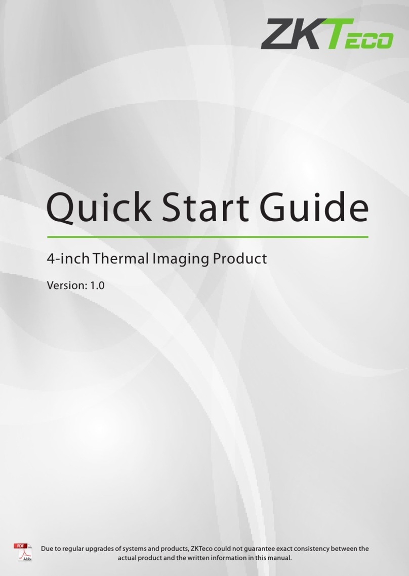 ZKTeco V4L quick start guide ZKTeco V4L quick start guide