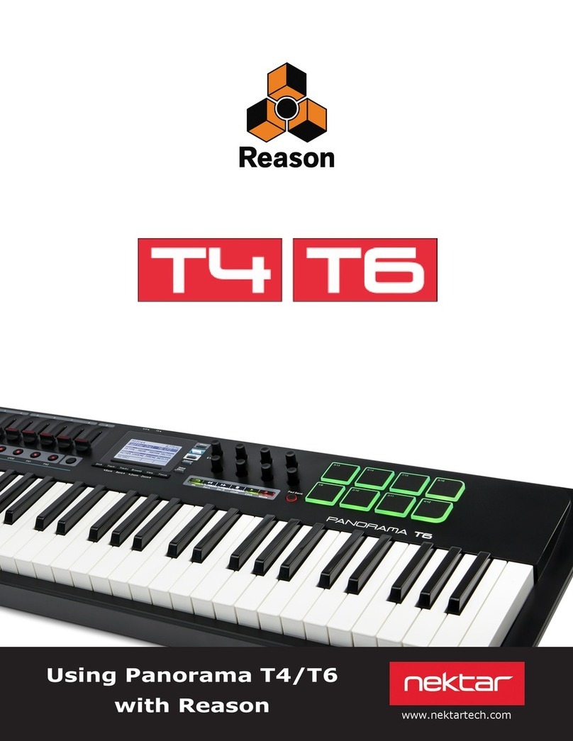 Nektar Reason T4 User manual