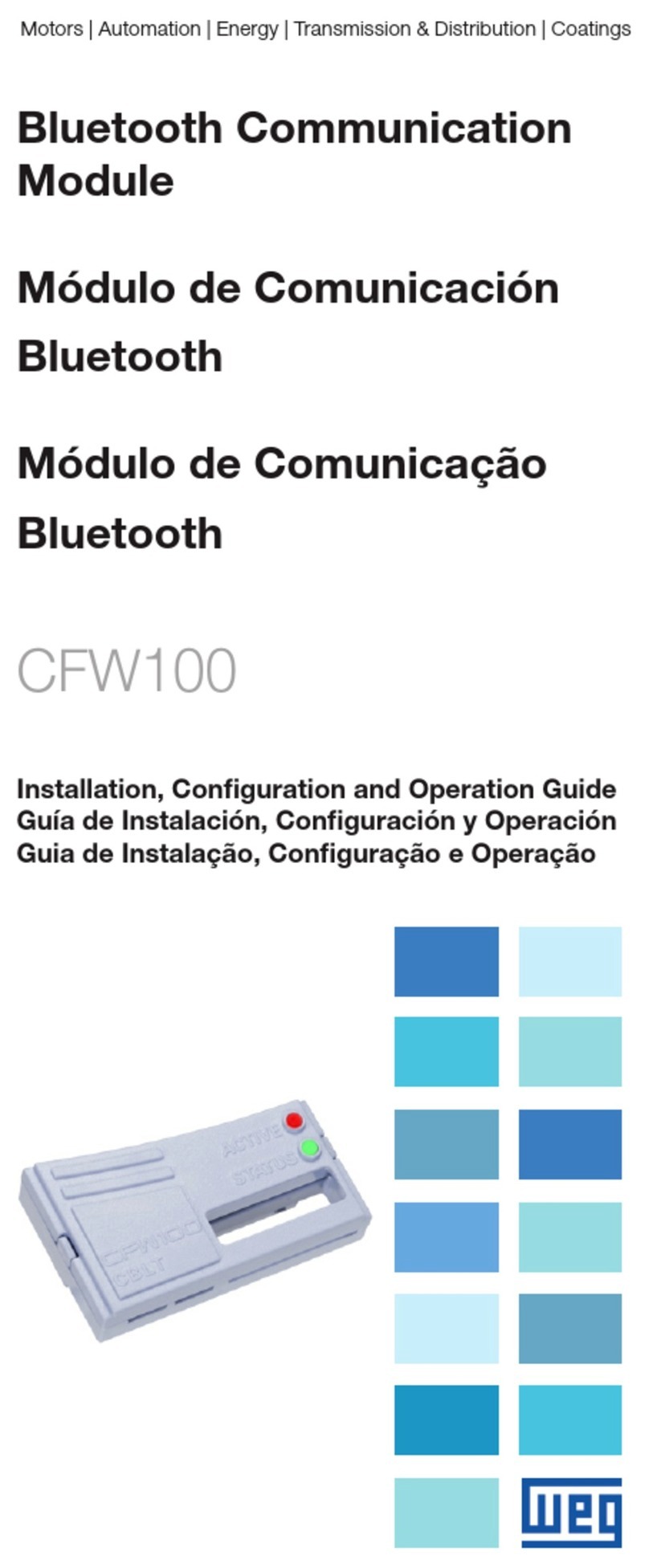 WEG CFW100 series Quick guide