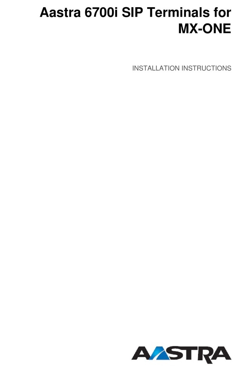 Aastra 6700i Series installation instructions