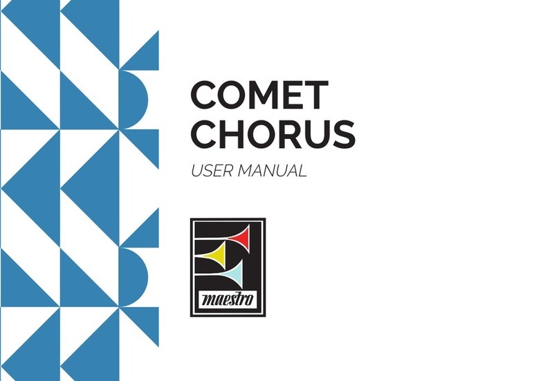 Maestro COMET CHORUS user manual