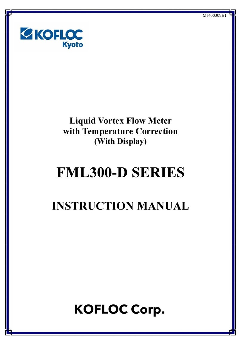 Kofloc FML300-D Series instruction manual