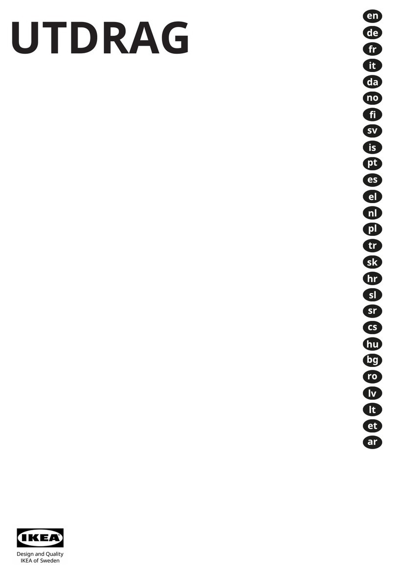 IKEA UTDRAG manual