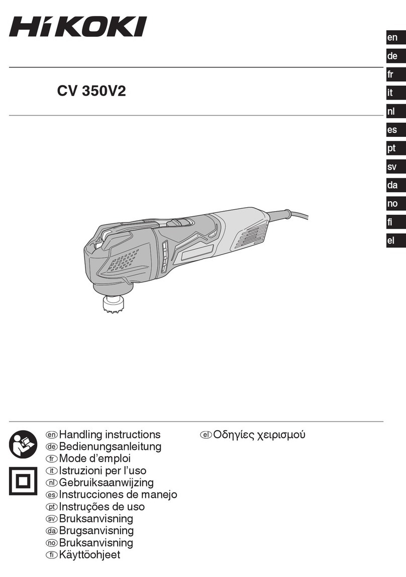 HIKOKI CV 350V2 User manual