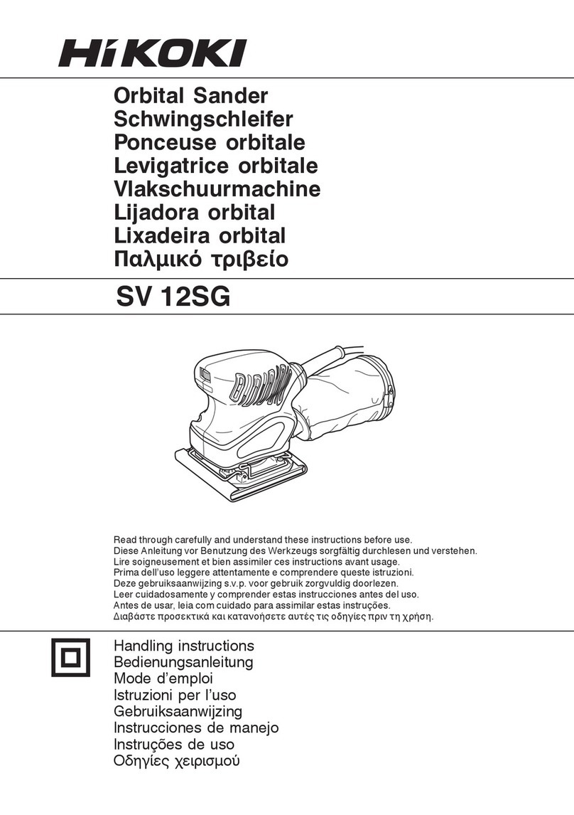 HIKOKI SV 12SG User manual
