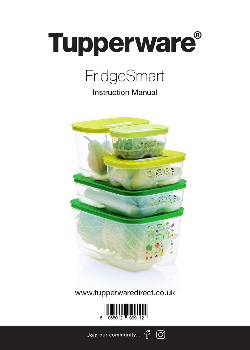 Tupperware FridgeSmart instruction manual