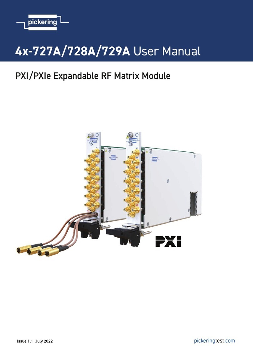 Pickering 4x-727A User manual