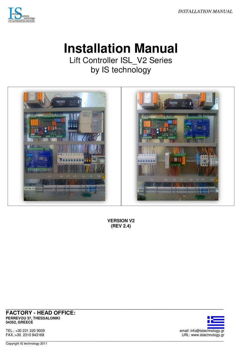 IS Technologies ISL V2 Series installation manual IS Technologies ISL V2 Series installation manual