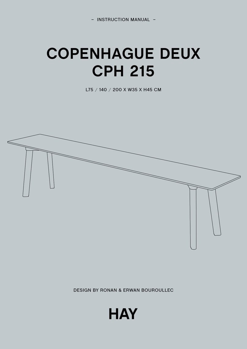 Hay COPENHAGUE DEUX CPH215 User manual