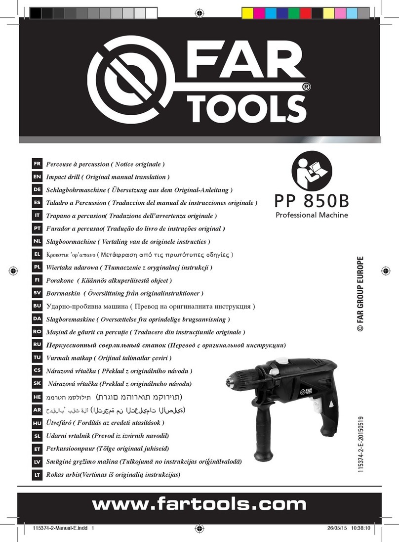 Far Tools PP 850B Original manual translation