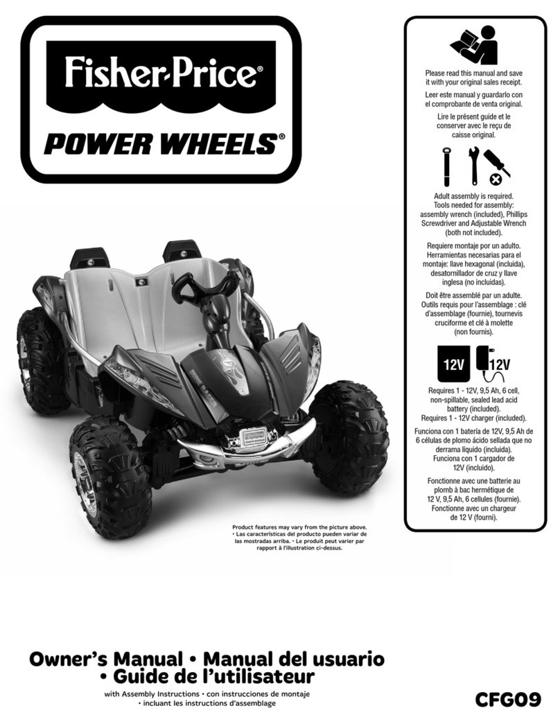Fisher-Price Power Wheels CFG09 owner's manual