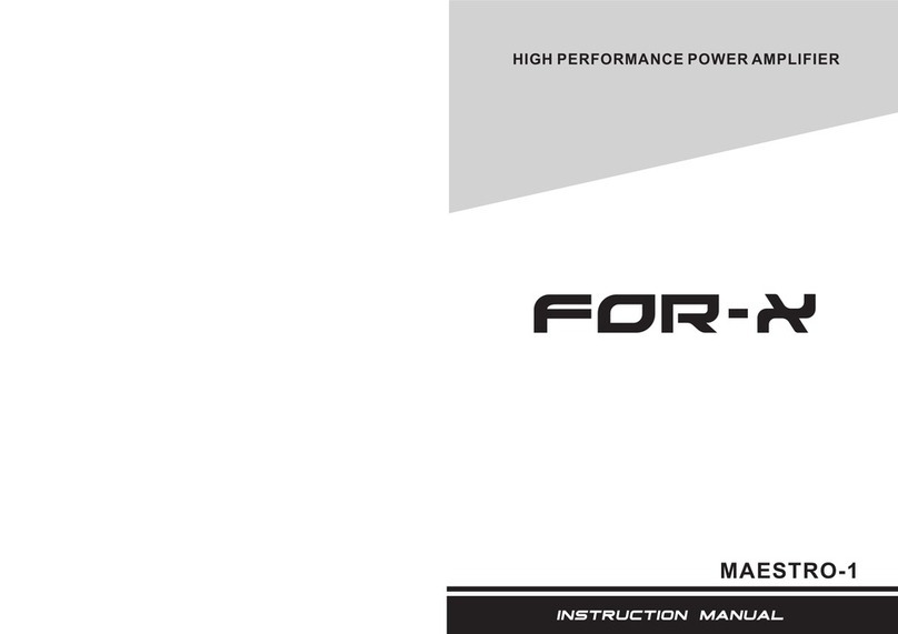 For-x MAESTRO-1 instruction manual