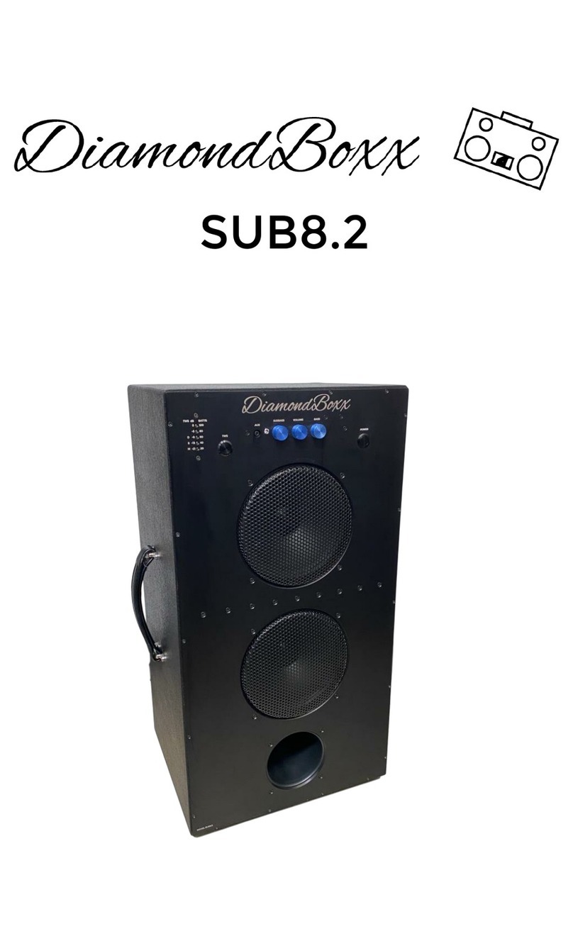 DiamondBoxx SUB8.2 manual